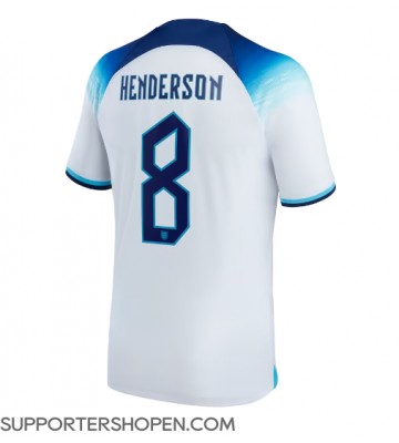 England Jordan Henderson #8 Hemma Matchtröja VM 2022 Kortärmad